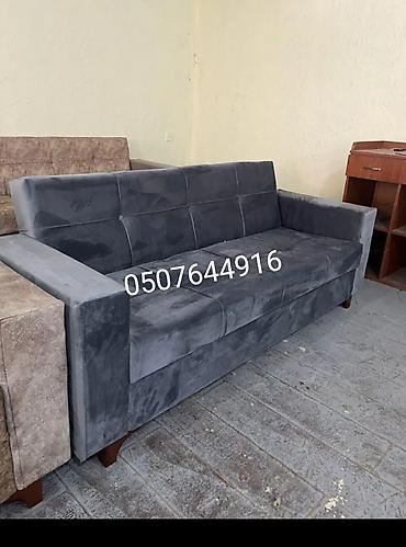 kreslo tek: Divan, Qonaq otağı üçün, Parça, Bazalı, Açılan — 4