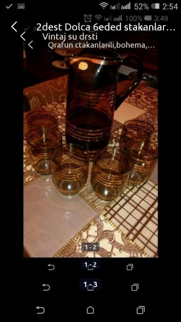 esyalar: Dolca stakanlari ile