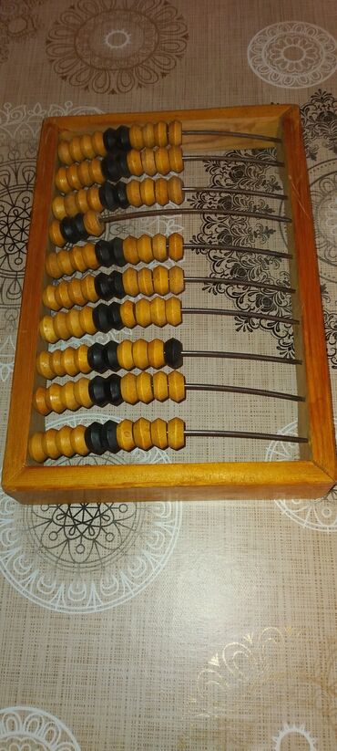 Ложки: Məhsul: Taxta çör-çöplü hesab maşı (abak) - Material: Möhkəm taxta