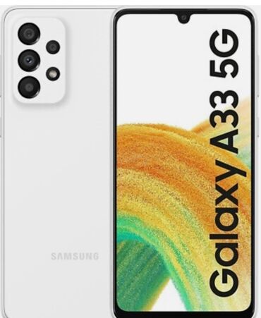 тилифон самсунг: Samsung Galaxy A33 5G, түсү - Ак