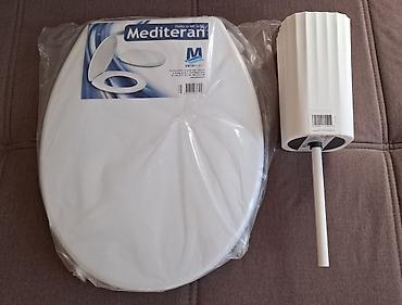 cev za wc solju: Beli komplet za WC: daska i četka. Daska je izuzetno lepog i — 8