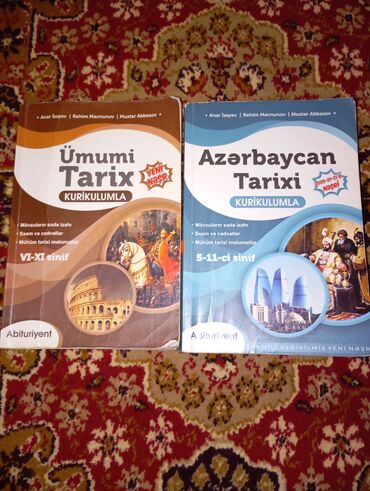 gülər huseynova kurikulum kitabi pdf: Ümumi və Azərbaycan tarixi kitabları. Hər biri kurikuluma uyğun