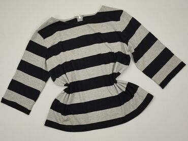 sweterek w paski z serduszkiem: Bluza, 13 lat, 158-164 cm, stan - Dobry