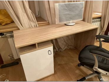 komputer stollari ve qiymetleri: Çalışma masası. Sifarişlə Türkiyə materialından yığılır. ümumi uzunluq