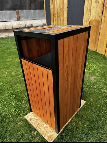 Мусорные урны: На заказ садовые, уличные урны в стиле Loft из качественных материалов — 7