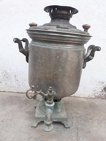 10 litrlik 2 ədəd medallı, Antik Bataşev samovarı satıram. Öz — 5