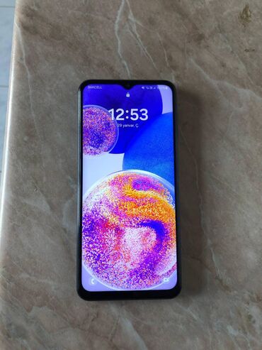 samsun a23: Samsung Galaxy A23, 128 GB, rəng - Qara, Barmaq izi, İki sim kartlı