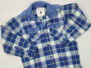 koszule swiateczne dla rodziny: Shirt 5-6 years, condition - Perfect, pattern - Cell, color - Multicolored