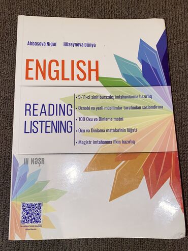 Kitablar, jurnallar, CD, DVD: Yeni English dinleme metn kitabi