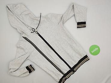 szara bluza pull and bear: Bluza z kapturem damska, rozmiar M — 2