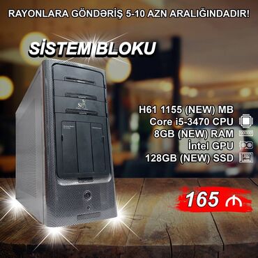 komputer aliram: Ofis üçün Kompüterlər "Super Power DDR3 H61 1155 Core i5 3470” ⭐Tək
