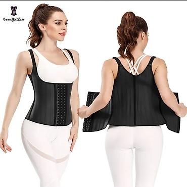 Бандажи, корсеты, корректоры: Korset 
25 sümük mayka 
qarın yığan 
dəri material — 2
