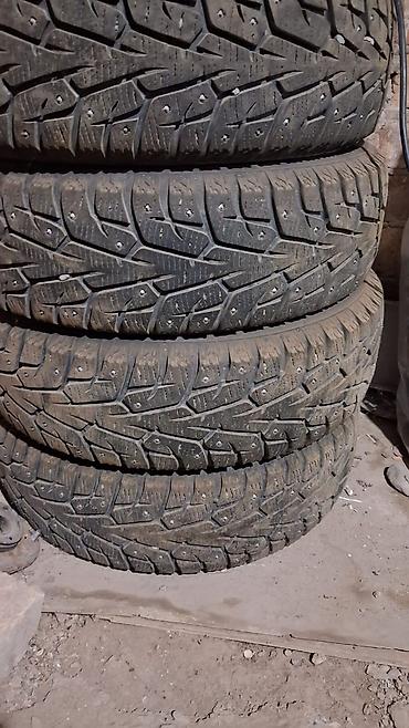 camry 55 xle: Шины 195 / 65 / R 15, Зимняя шипованная, Б/у, Комплект, Легковые, Япония, Yokohama — 1