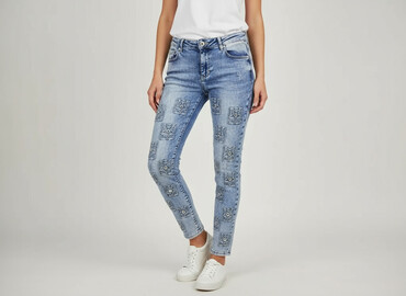 dziurawe dżinsy: Original, Jeans for women, size M
