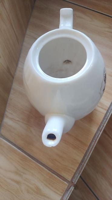 samovar 10 litre: Çay dəsti, rəng - Ağ, Farfor — 1