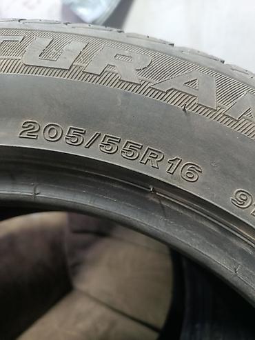 turan: Шины 205 / 55 / R 16, Лето, Б/у, 1 шт, Легковые, Франция, Bridgestone — 1