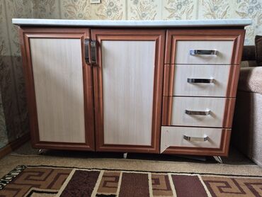 двухъярусная кровать со столом и шкафом внизу: Б/у Другой шкаф, Самовывоз