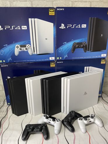 Продаю прошитые Sony PlayStation 4 про, 1000 гб. Приставки привозные