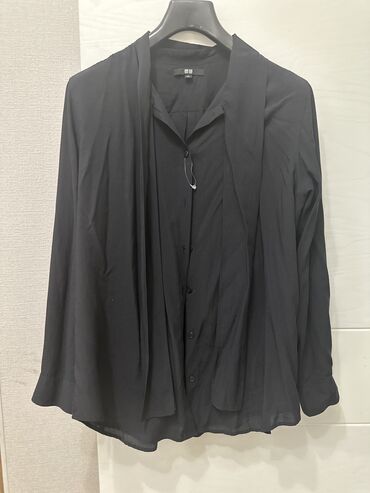 куртка uniqlo: Блузка, Классическая модель, Хлопок