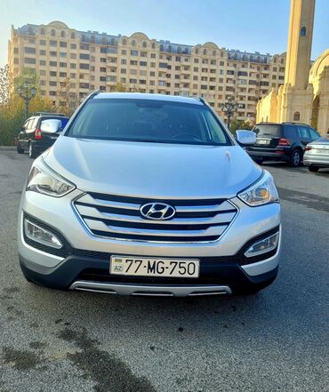 Hyundai: Hyundai Santa Fe (DM) krossover Xüsusiyyətlər: - Korpus rəngi: gümüşü — 7