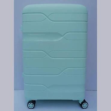 Putni koferi i torbe: Tvrdi kofer na točkiće – mint zelena boja - Materijal: čvrsta — 2