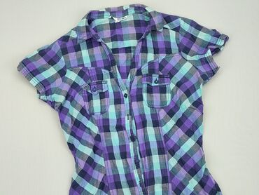fioletowa bluzki z długim rękawem: Koszula Damska, M, stan - Bardzo dobry