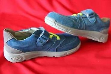 Patike: MUŠKE PLAVE DEČIJE PATIKE, KOŽA, BROJ 32 EU | Kvalitetne nove muške — 18