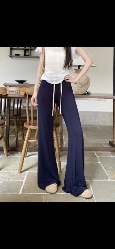 Женские брюки: Брюки Клеш, Лето, Китай, Стрейч, Новый, S, M, L at lalafo.kg — 12 Женские брюки: Брюки Клеш, Лето, Китай, Стрейч, Новый, S, M, L — 12