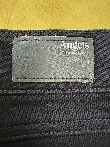 ange: Черные джинсы Angels ИТАЛИЯ Размер: обхват талии по линии ремня 94 — 5