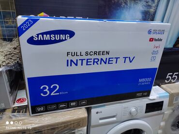 Холодильники: Телевизор Samsung 32 дюймовый ресивер встроенный 3 года гарантия
