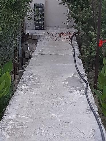 isti aqlay satisi: Bağ sahəsi – betonlaştırılmış piyada yol və pilləkən - Sahədə mərkəzi — 1