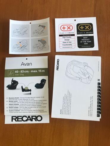Autosedišta: Auto sedište Recaro Avan i-size (40-83cm) - Za visinu: 40 do 83 cm - na lalafo.rs — 9 Autosedišta: Auto sedište Recaro Avan i-size (40-83cm) - Za visinu: 40 do 83 cm - — 9