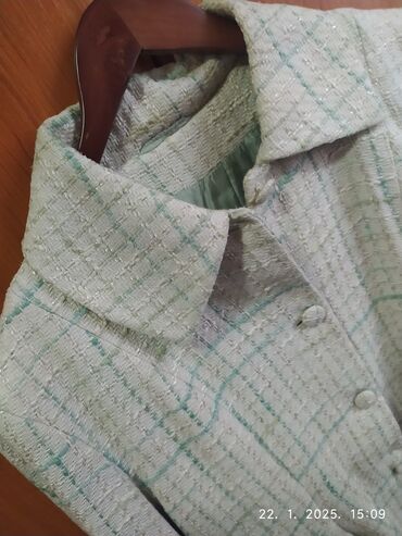 crna satenska suknja: Odl, 2XL (EU 44), Wool, Plaid