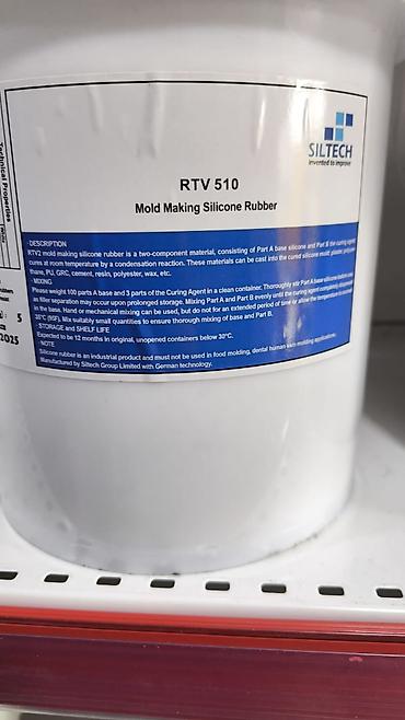 silikon tapanca kley: Siltech RTV-510/RTV-515 – qəlib hazırlamaq üçün silikon rezin — 1