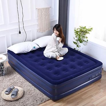 şişmə divan: İntex hava döşəyi eni 152 sm uzunluq 2.05 hündürlük 45 sm. nasos — 2