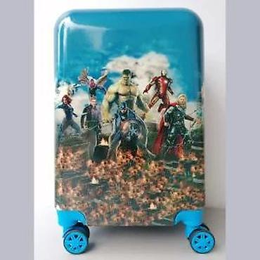 Rančevi, torbe i koferi: Dečiji kofer na točkiće – motiv superheroja - Tvrda školjka sa — 8