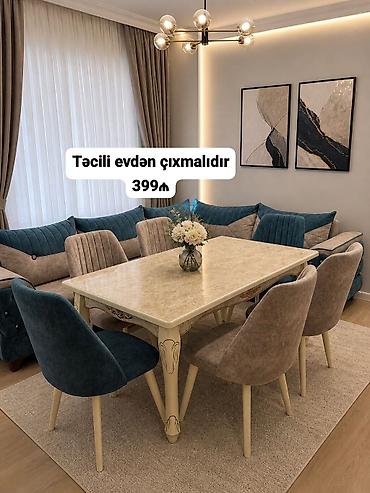 Qonaq otağı dəstləri: Divan, Masa və oturacaqlar — 2