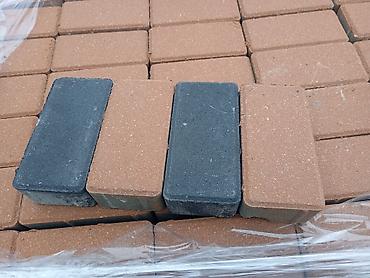 Kərpiclər: Vibropress daş səki plitələri Məhsul: Beton vibropress səki plitələri — 35