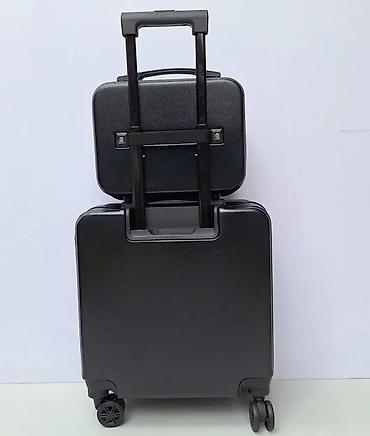 Putni koferi i torbe: Set kofera sa motivom superheroja – 2 dela - Dizajn: crni kofer i — 2