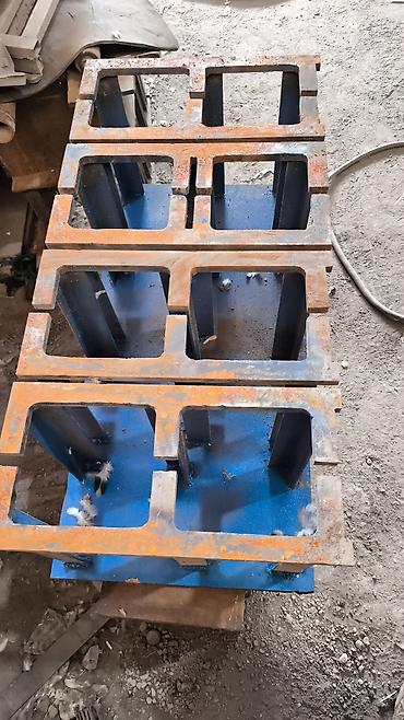 Производство пескоблоков: Матрицы на вибропресс. пескоблок станок. бетономешалка. пескоблок — 14