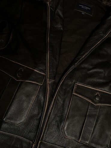 Kurtkalar: Tebiyi yunwaq heqiqi deri kurtka L razmer menim boyum 183/ceki 84 190 — 5