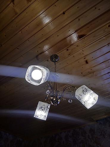 isiq led: Çılçıraq, 3 lampa, Metal — 2