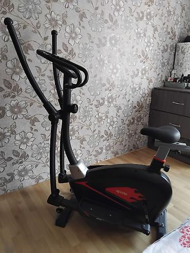 İdman və istirahət: Elliptik velotrenajor – “Sports” dizaynlı, universal ev fitnes — 2