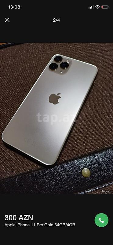 iphone 300 azn: IPhone 11 Pro, 64 GB, Qızılı — 2