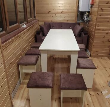 Mətbəx mebeli: Mebel və mətbəx dəstləri - Mətbəx mebeli: L formalı, üst şkaflar — 6