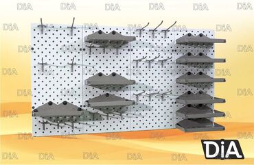 настенные вешалки бишкек: Панель перфорированная, настенная, для магазина и склада