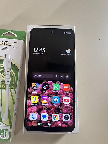 xiaomi mi11 t: Redmi Note 11, 128 GB, rəng - Qara, Face ID — 3