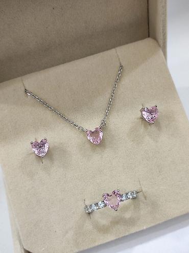 Серебряные наборы украшений: Набор украшений, Проба 925, Женские, Новый — 2