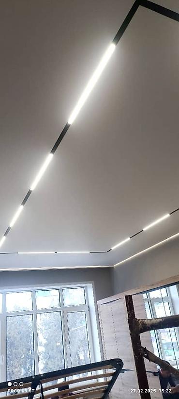 Натяжной потолок: Натяжной потолок Матовое, 3D потолки, Глянцевое Бесплатный замер, Гарантия, Монтаж — 14