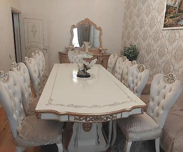 Masa desti 1650₼ .12 eded stulnan .Tezedir demek olar.Unvan Memmedli